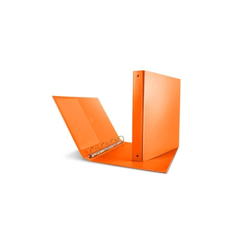 Raccoglitore Sei Rota Nettuno - 4 anelli a R 30 mm - A4 - dorso 3,5 cm - colore arancione - 36803144 (Conf.10)