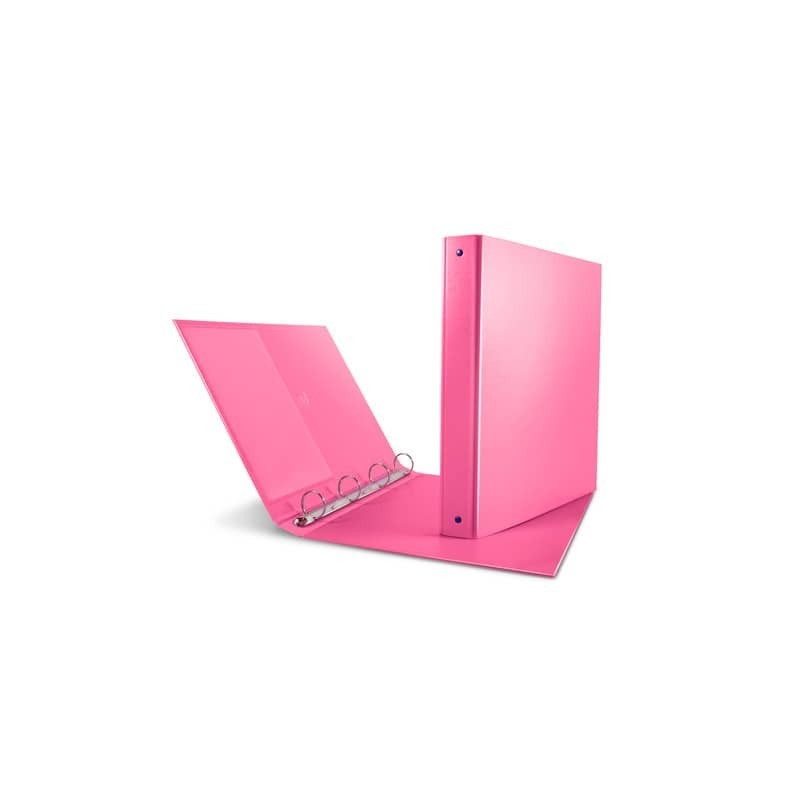 Raccoglitore Sei Rota Nettuno - 4 anelli a R 30 mm - A4 - dorso 3,5 cm - colore rosa - 36803149 (Conf.10)