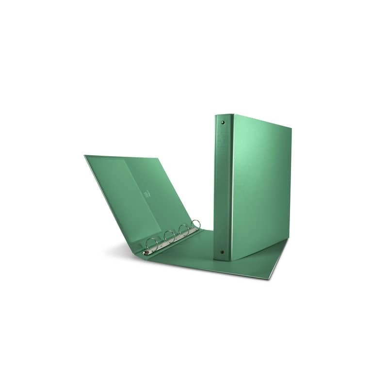 Raccoglitore Sei Rota Nettuno - 4 anelli a R 30 mm - A4 - dorso 3,5 cm - colore verde scuro - 36803148 (Conf.10)