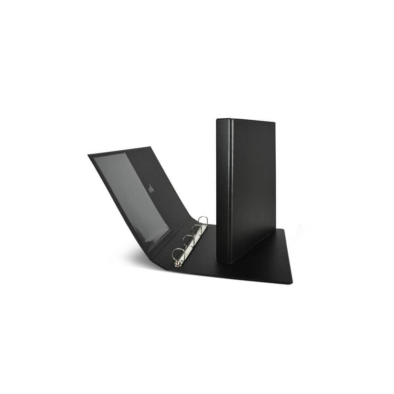 Raccoglitore Sei Rota Sanremo 2000 - 4 anelli D Ø 25 mm - 22x30 cm dorso 4 cm nero - 34308410 (Conf.25)