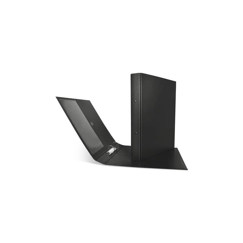 Raccoglitore Sei Rota Nettuno - 2 anelli a R 30 mm - A4 - dorso 3,5 cm - colore nero - 36773110 (Conf.10)