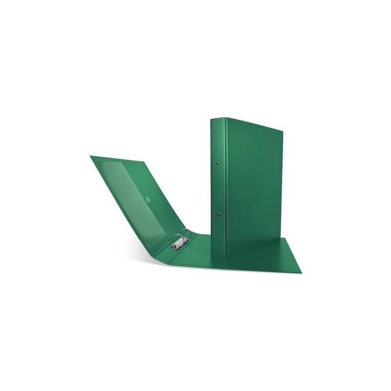 Raccoglitore Sei Rota Nettuno - 2 anelli a R 30 mm - A4 - dorso 3,5 cm - colore verde scuro - 36773148 (Conf.10)