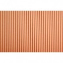 Cartoncino ondulato Deco Cannetè 50x70 cm - 230 gr arancio - conf. 10 pezzi - 2206/11