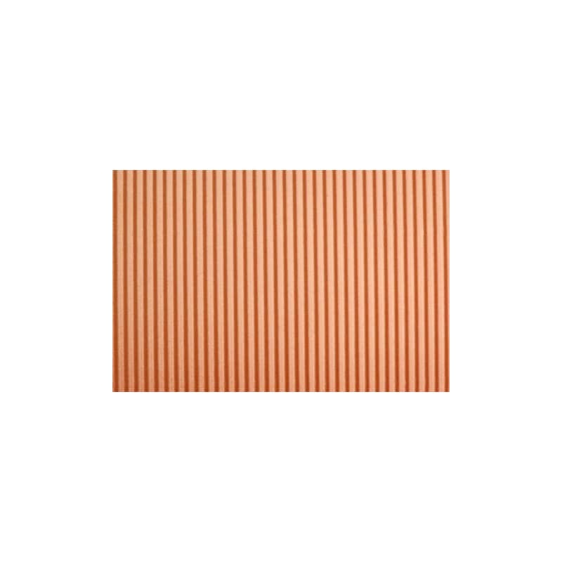 Cartoncino ondulato Deco Cannetè 50x70 cm - 230 gr arancio - conf. 10 pezzi - 2206/11