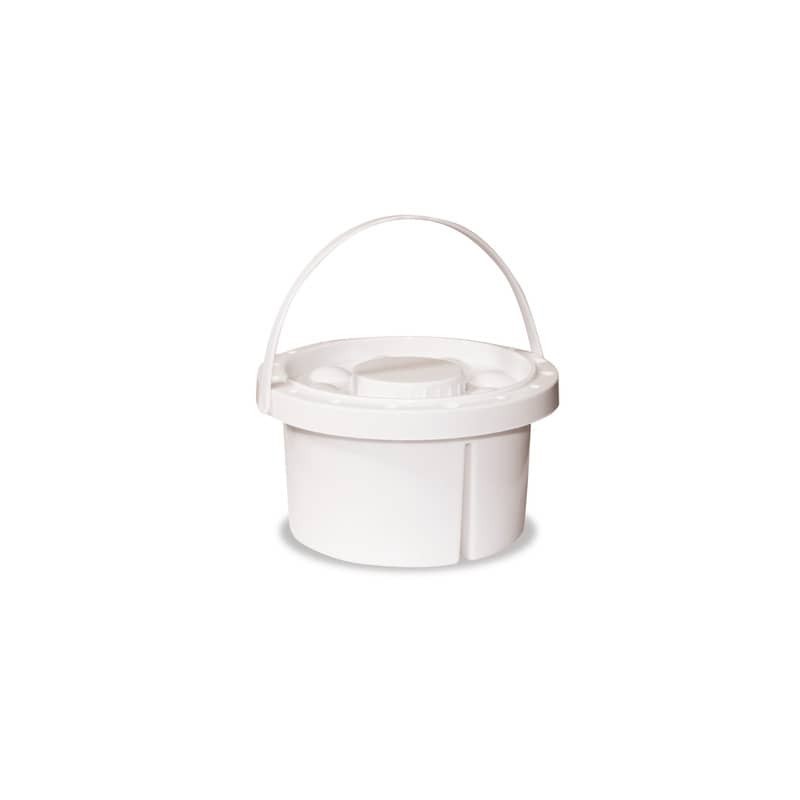 Lavapennelli in plastica CWR - 18x9 cm - bianco - 10877