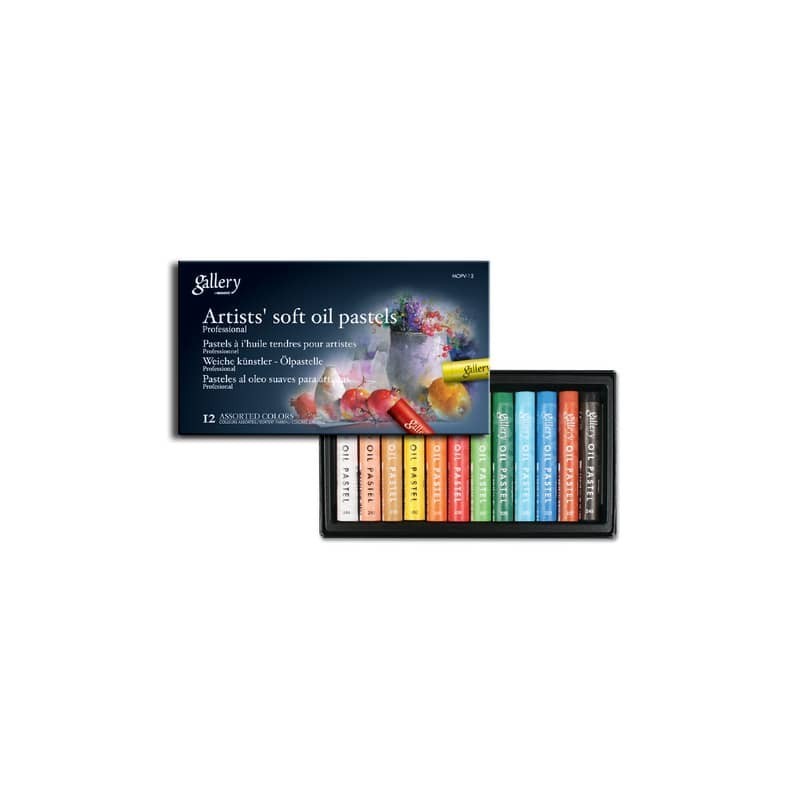 Pastelli a olio tondi per artisti Mungyo conf. 48 colori assortiti - 12762/48