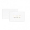 Cartoncino auguri di Natale Rex-Sadoch formato 14x9 cm - conf. 100 pezzi - bianco - 2101