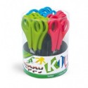 Barattolo di forbici Lebez Snippy Kid 13,5 cm - assortiti - conf. 24 pezzi -137