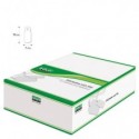 Etichette con filo in cartoncino bianco Lebez formato 7x19 mm - conf. 1000 pezzi - A383
