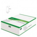 Etichette con filo in cartoncino bianco Lebez formato 9x24 mm - conf. 1000 pezzi - A384