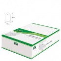 Etichette con filo in cartoncino bianco Lebez formato 15x24 mm - conf. 1000 pezzi - A388