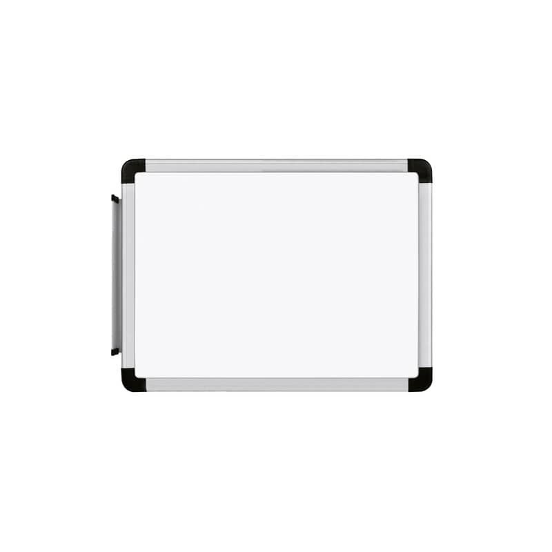 Lavagna magnetica bianca Lebez - cornice in alluminio - 45x60 cm - 2781