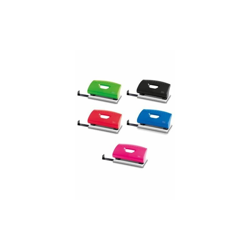Perforatore 2 fori Lebez - 10 fogli - colori assortiti - 1260