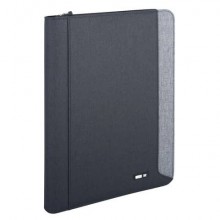 Portablocco City Time Dual A4 in tessuto tecnico - 26x34 cm - nero - 61500