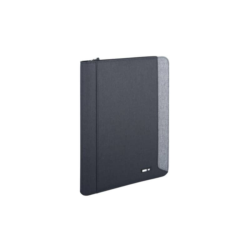 Portablocco City Time Dual A4 in tessuto tecnico - 26x34 cm - nero - 61500
