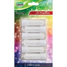 Porporina Lebez Dekor Line in tubetto 3 g - colore bianco - conf. 6 pezzi - 5134-B