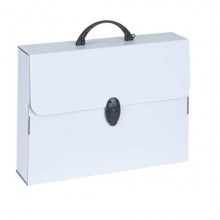 Valigetta Favorit linea Every bianca in polipropilene rigenerato formato 37,5x27x8 cm - 400176700 (Conf.6)