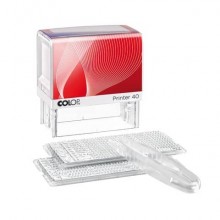 Timbro autoinchiostrante componibile Colop 23x59 mm - Printer 40/2 PR40SET/2