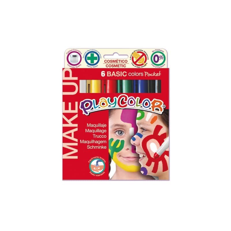 Playcolor make up in stick 6 colori assortiti basic 1.001