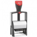 Timbro Colop autoinchiostrante datario con piastra personalizzabile 37x58 mm - 2660