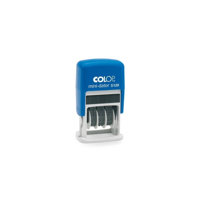 Timbro Colop S120 autoinchiostrante - 8x45 mm mini datario