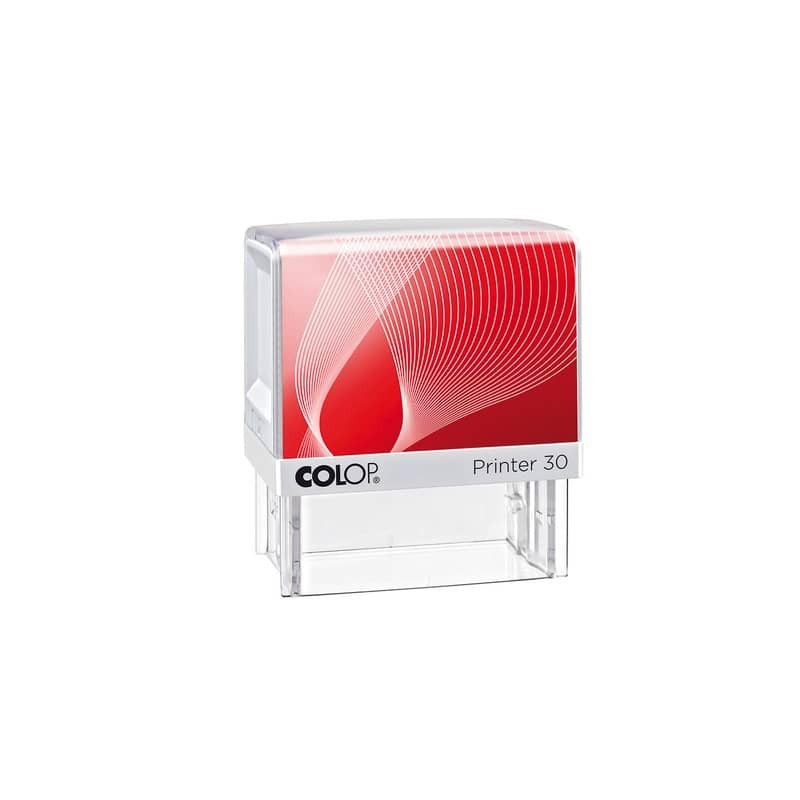 Timbro rettangolare Colop Printer G730 18x47 mm bianco - PR30G7.BI