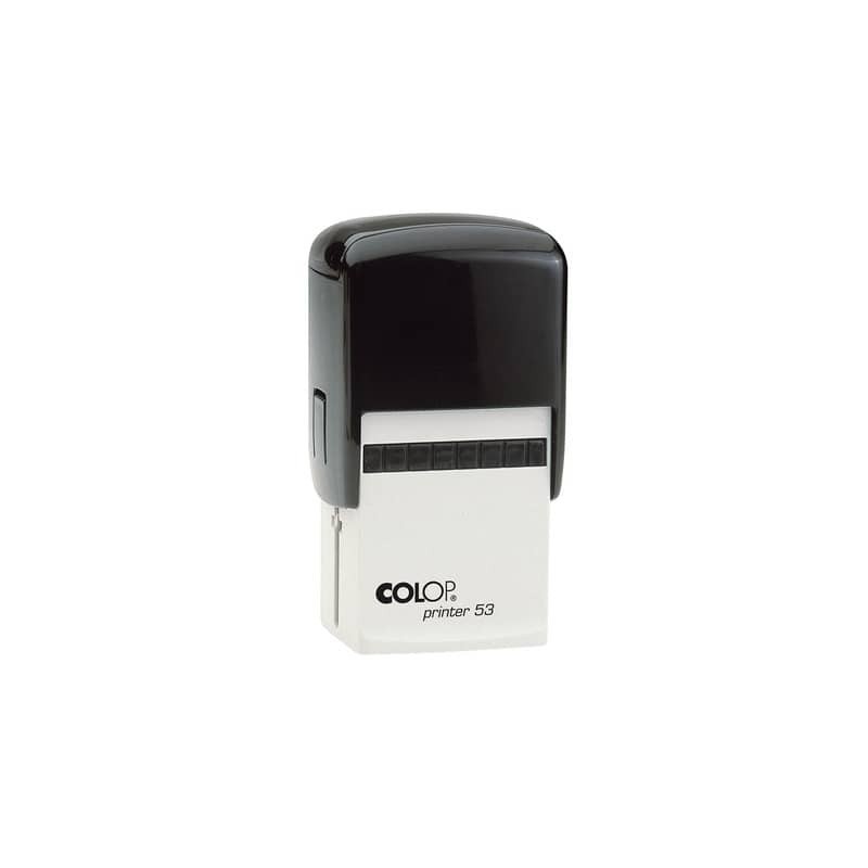 Timbro rettangolare Colop Printer 53 30x45 mm nero - PR53