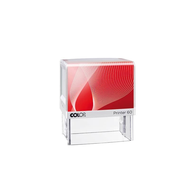 Timbro rettangolare Colop Printer G760 37x76 mm bianco - PR60G7.BI