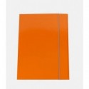Cartella a tre lembi con elastico Cartotecnica del Garda 25x34 cm 0,8 mm colore arancio - CG0032LBXXXAE07 (Conf.10)