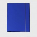 Cartella a tre lembi con elastico Cartotecnica del Garda 25x34 cm 0,8 mm colore blu - CG0032LBXXXAE01 (Conf.10)