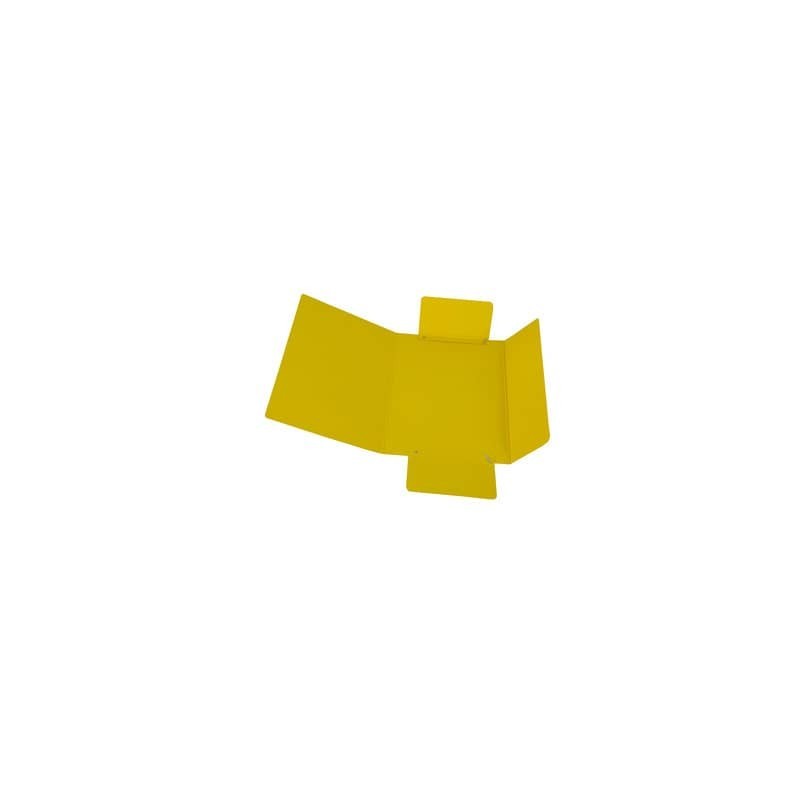 Cartella in presspan a tre lembi Cartotecnica del Garda colore giallo CG0032PBXXXAE04 (Conf.10)