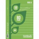 Blocco ricambio didattico Rambloc formato A4 40 ff - 100g rigatura A - 90524386 (Conf.25)