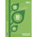 Blocco ricambio didattico Rambloc formato A4 40 ff - 100g rigatura Q - 90524385 (Conf.25)