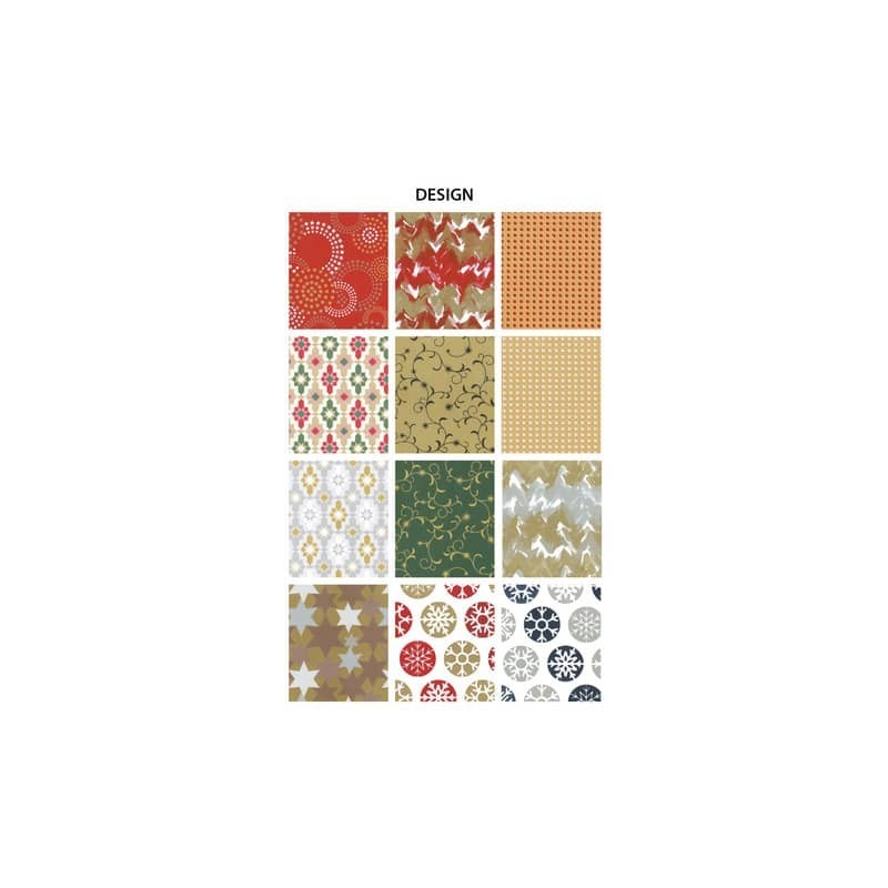 Carta regalo Bolis 70x100 cm Christmas - conf. 50 fogli - 79007943800