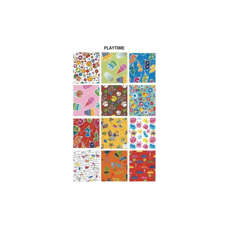 Carta regalo Bolis 70x100 cm patinata Playtime - conf. 50 pz - 79007948800 -19