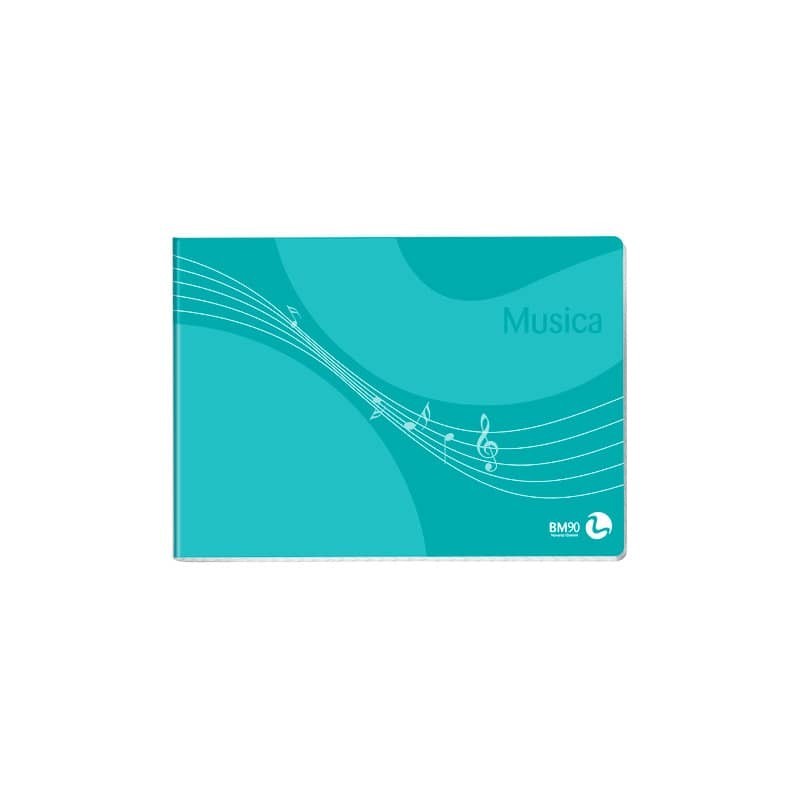 Album musica pentagrammato BM 8 fogli 90 g/m² - 17x24 cm 100219 (Conf.20)
