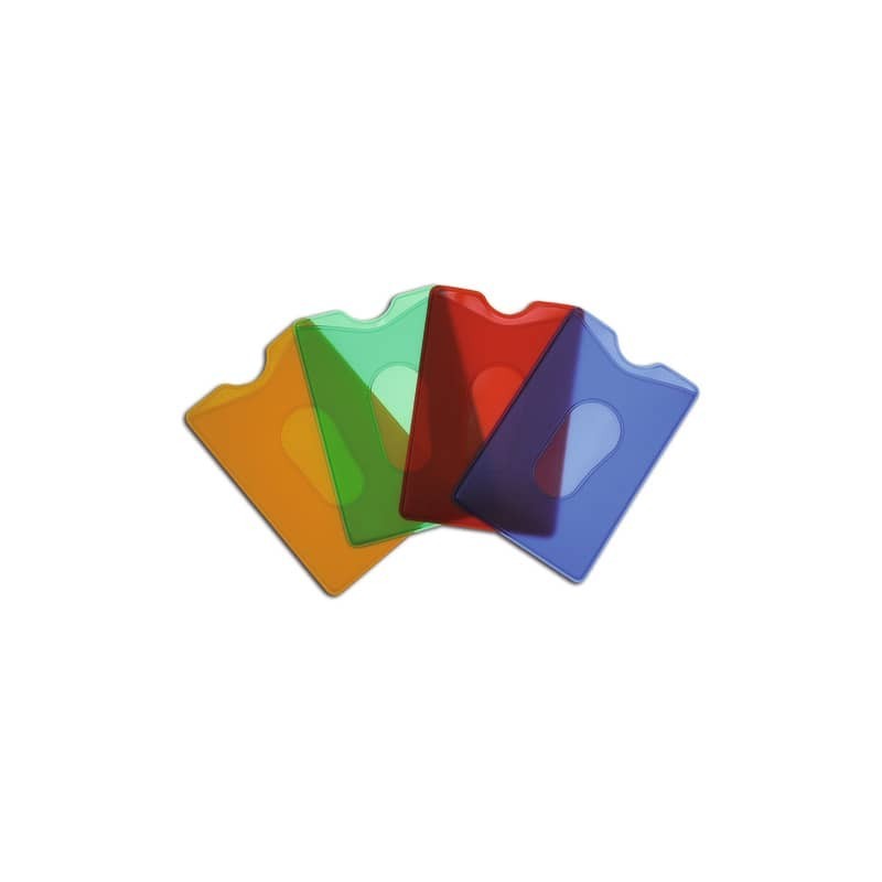 Portacarte Alplast Softcard in PVC colorato -1 scomparto colori assortiti - 901 (Conf.64)
