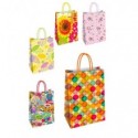 Borsa shopper Florio Carta fantasie assortite - formato 23x10x29 cm - conf. 25 pz - 73204