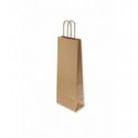 Borsa porta bottiglia Florio Carta colore avana - formato 14x9x40 cm - conf. 25 pz - 33363