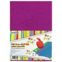 Foam in gomma Nikoffice EVA formato A4 colori assortiti glitterato adesivo - conf. 10 fogli - 23NIK133 (Conf.3)