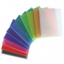Raccoglitore trasparente 4 anelli Nikoffice in colori assortiti Ø 30 - colorato - 01NIK177/4N (Conf.12)