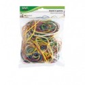Elastici in gomma Lebez - misure e colori assortiti - busta da 100 g - 5093 (Conf.10)