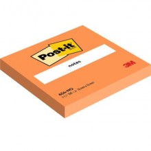 Post-it 3M  formato 76x76 mm in confezione da 6 blocchetti arancio acceso - 654-NO