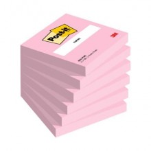 Post-it 3M formato 76x76 mm - confezione da 6 blocchetti rosa fenicottero - 654-PNK