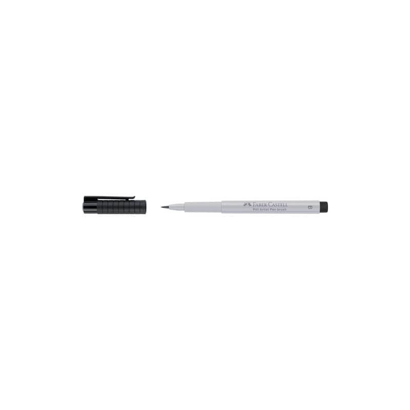 Pitt Artist Pen brush Faber-Castell colore grigio freddo II - conf. 10 pezzi - 167430