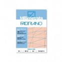 Blocco carta millimetrata Fabriano 10 fogli - 80 g formato A4 - 19100662 (Conf.25)