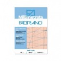 Blocco carta millimetrata Fabriano - 10 fogli - 80 g formato 23x33 cm 19100663 (Conf.25)