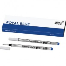 Refill per fineliner Montblanc Broad Royal - conf. 2 pezzi - blu - MB128249