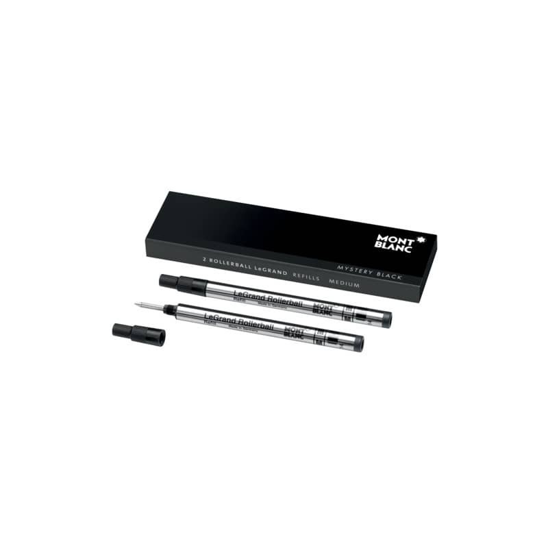 Refill per penna roller Montblanc modello LeGrand - nero - conf. 2 pezzi - MB128225