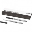 Refill per penne a sfera Montblanc punta fine - nero - conf. 2 pezzi - MB128210